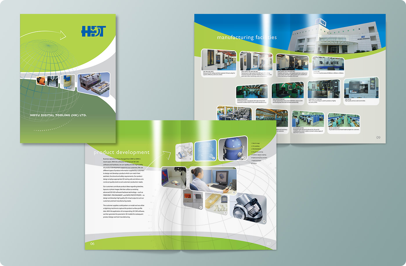 Hoyu Digital Tooling Hong Kong Limited Corporate Brochure Design