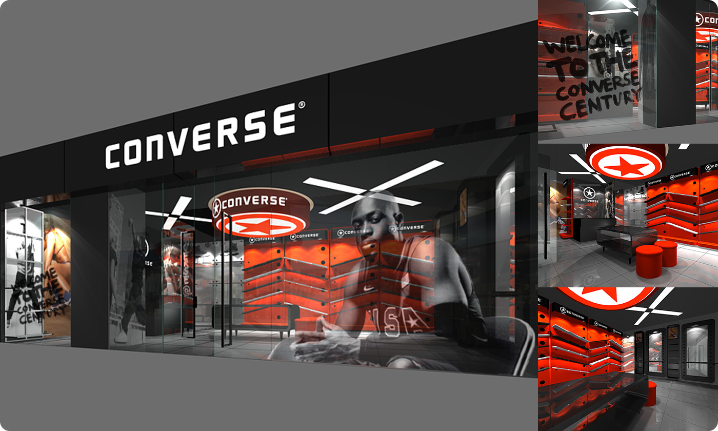 CONVERSE Retail Shop Image Design