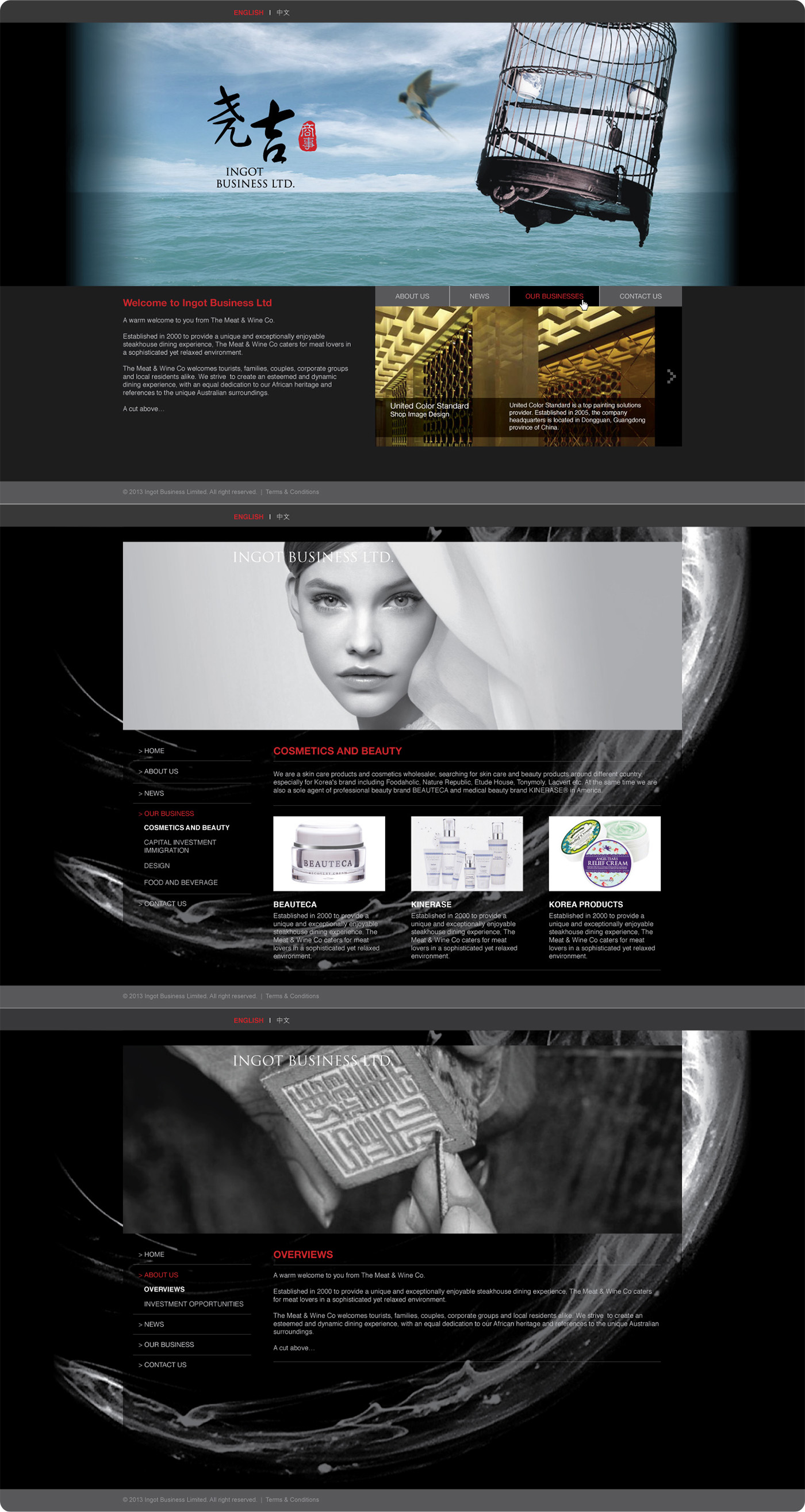 Ingot Business Limited-Website Design